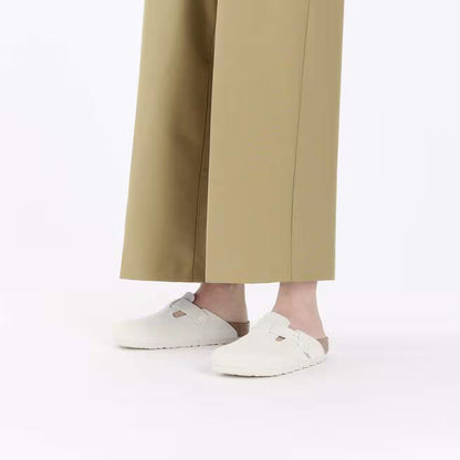 Birkenstock Boston Soft Footbed - Antique White