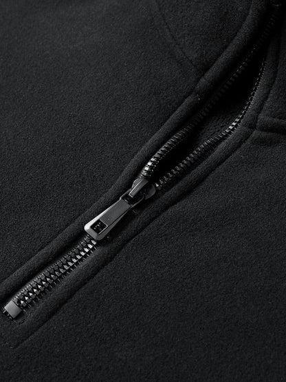 Quarter-Zip Fleece Sweatshirt & Polar Fleece Straight Leg Pants