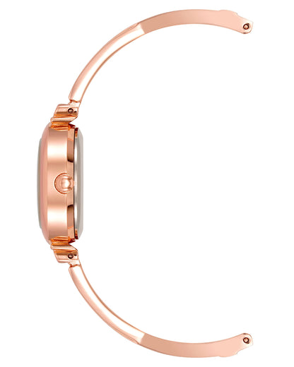 Anne Klein Women's Premium Crystal Accented Bangle Watch Set, AK/2245