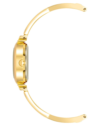 Anne Klein Women's Premium Crystal Accented Bangle Watch Set, AK/2245