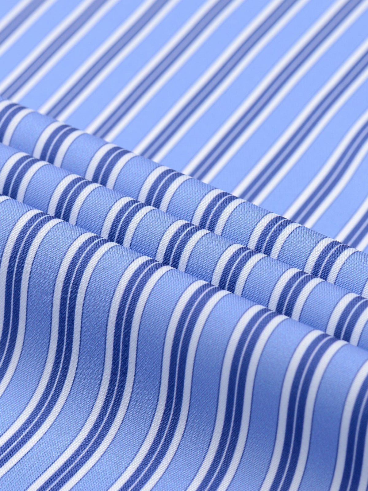 Long Sleeve Stripe Button Up Shirt & Slim Fit Tapered Trousers