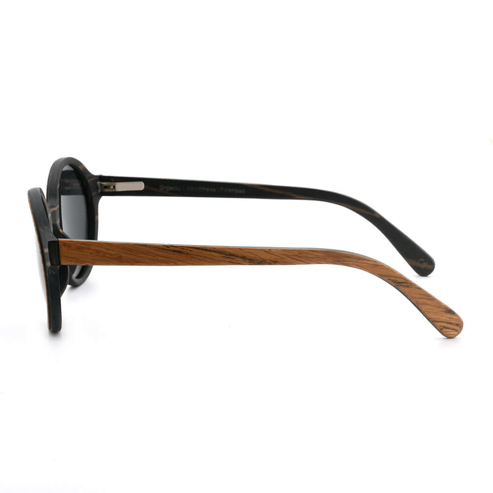 Pepe – Iconic Round Wood Sunglasses