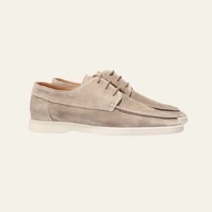 The Rive Droite Boat Loafers Light Grey